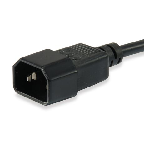 CABLE ALARGO ALIMENTACION IEC MACHO - HEMBRA EQUIP 1,8M 112100 - Imagen 3 de 5 CABLE ALARGO ALIMENTACION IEC MACHO - HEMBRA EQUIP 1,8M 112100 - Imagen 3 de 5