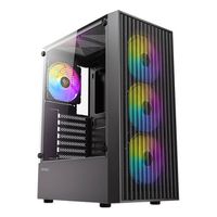 Miniatura 2 de CAJA ANTEC AX27 ARGB ATX NEGRO 4XVENT 120MM 2XUSB SN FUENTE