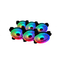Miniatura 1 de TALIUS IRIS SPECTRUM ARGB/CRONOS -KIT DE 6 VENTILADORES 120 MM  COLOR NEGRO