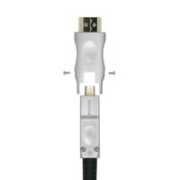Miniatura 3 de Aisens Cable Hdmi tipo a estandar macho a Hdmi tipo d micro macho V2 0 AOC desmontable premium alta velocidad 15m negro