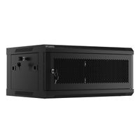 Miniatura 2 de ARMARIO LANBERG MURAL RACK 19Ã?â?¬Â 4U 600X450 PUERTA PERFORADA FLAT PACK NEGRO