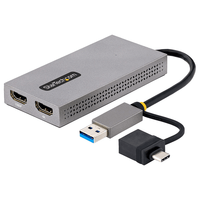 Miniatura 1 de ADAPTADOR CONVERTIDOR USB 3.0 A 2 PANTALLAS HDMI WINDOWS/M AC