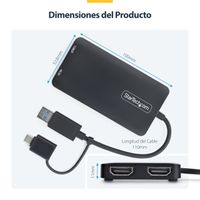 Miniatura 15 de ADAPTADOR CONVERTIDOR USB 3.0 A 2 PANTALLAS HDMI WINDOWS/M AC