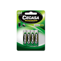 Miniatura 1 de CEGASA PILA RECARGABLE HR03 800 MAH 1 2V BL.4 UDS
