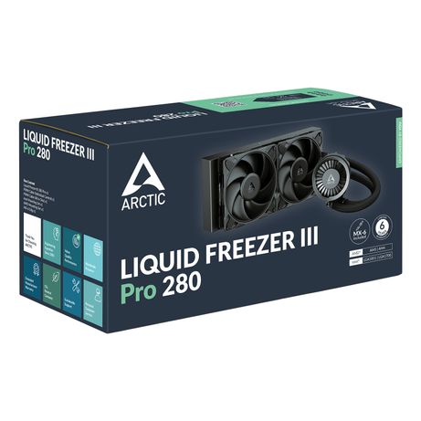 REFRIGERACION LIQUIDA CPU ARCTIC FREEZER III PRO 280 NEGRA - Imagen 7 de 7 REFRIGERACION LIQUIDA CPU ARCTIC FREEZER III PRO 280 NEGRA - Imagen 7 de 7