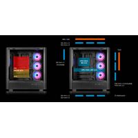 Miniatura 6 de CAJA ATX SEMITORRE ABYSM DANUBE SAVA H500 II AIR BLACK 2x3.5" 3x2.5" 2xUSB3.0 1xUSB-C GPU 400mm
