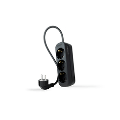Nanocable Regleta de Enchufes 3 Tomas 1.4 m Negro