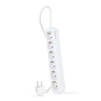 Miniatura 2 de Nanocable Regleta de Enchufes 6 Tomas 1.4 m Blanco