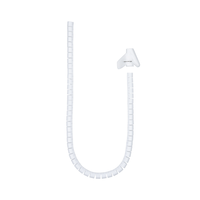 Miniatura 1 de Nanocable Organizador cables flex. 25mm 1 M Blanco