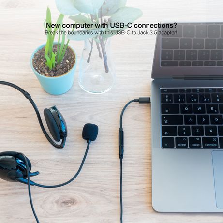 Nanocable Adaptador Audio USB-C/M a Jack/H, Negro - Imagen 5 de 5 Nanocable Adaptador Audio USB-C/M a Jack/H, Negro - Imagen 5 de 5