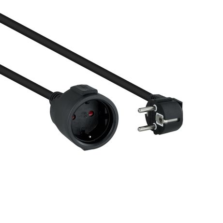 Nanocable Cable Alim. Alargador schuko negro 5 M - Imagen 2 de 4 Nanocable Cable Alim. Alargador schuko negro 5 M - Imagen 2 de 4