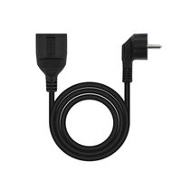 Miniatura 3 de Nanocable Cable Alim. Alargador schuko negro 2 M