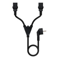 Miniatura 1 de CABLE ALIMENTACION NANO CABLE CEE7/M - 2XC13/H 1,8M