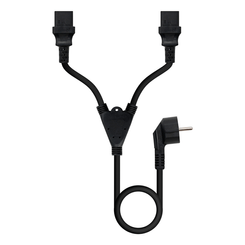 CABLE ALIMENTACION NANO CABLE CEE7/M - 2XC13/H 1,8M