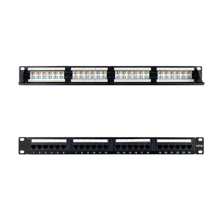Nanocable Panel Parcheo 24P CAT.6A UTP 191U Dual - Imagen 1 de 5 Nanocable Panel Parcheo 24P CAT.6A UTP 191U Dual - Imagen 1 de 5