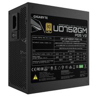 Miniatura 7 de Fuente Alimentación 750W GIGABYTE  UD750GM PG5 V2 Fuente de Alimentación – PCIe Gen 5.1, 80 PLUS Gold, Diseño completamente modular, Ventilador de 120