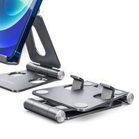 Miniatura 5 de AISENS Soporte De Sobremesa Tamaño M Ajustable (2 Pivotes) Para Movil / Tablet, Gris