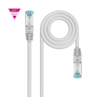 Miniatura 1 de LATIGUILLO/CABLE RED NANO CABLE CAT.7 RJ45 LSZH SFTP PIMF AWG26 1.5M GRIS