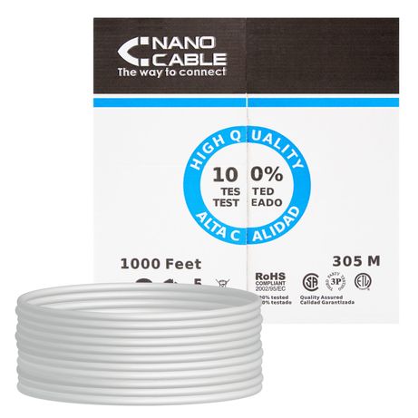 Bobina Cable Red RJ45 Cat.6 FTP 305 Mts 100% Cobre - Imagen 2 de 3 Bobina Cable Red RJ45 Cat.6 FTP 305 Mts 100% Cobre - Imagen 2 de 3