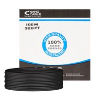 Miniatura 2 de Bobina Cable RJ45 CAT6 UTP Rigido Exterior 100Mts