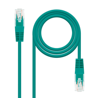 Miniatura 1 de Latiguillo RJ45 Categoría 6 UTP Verde  3 Metros