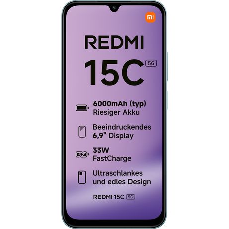 XIAOMI Redmi 15C 6.9" 5G 4GB/128GB Verde - Imagen 3 de 5 XIAOMI Redmi 15C 6.9" 5G 4GB/128GB Verde - Imagen 3 de 5