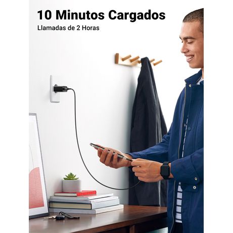 CARGADOR PARED USB 20W IPAD/ IPHONE / GALAXY CARGA RAPIDA NEGRO - Imagen 5 de 8 CARGADOR PARED USB 20W IPAD/ IPHONE / GALAXY CARGA RAPIDA NEGRO - Imagen 5 de 8