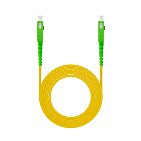 Nanocable Cable fibra SC/APC LSZH Amarillo 10m - Imagen 1 de 4 Nanocable Cable fibra SC/APC LSZH Amarillo 10m - Imagen 1 de 4