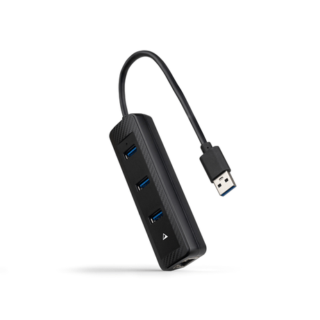 TOOQ HUB USB3.0 3xUSB3.0+RJ45 USB-A/M-RJ45/H NEGRO 15CM - Imagen 1 de 6 TOOQ HUB USB3.0 3xUSB3.0+RJ45 USB-A/M-RJ45/H NEGRO 15CM - Imagen 1 de 6