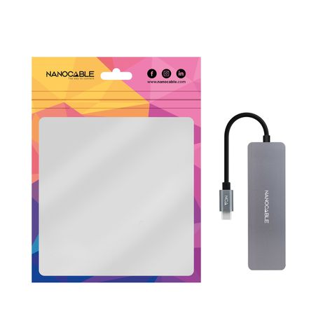Nanocable HUB USB-C a 3xUSB 3.0/H+1xUSB-C/H - Imagen 3 de 3 Nanocable HUB USB-C a 3xUSB 3.0/H+1xUSB-C/H - Imagen 3 de 3