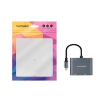 Miniatura 5 de Nanocable Converosr USB-C a HDMI/VGA/USB3.0/PD
