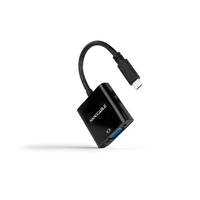 Miniatura 1 de Nanocable Conversor USB-C/M a VGA/H Negro 10cm