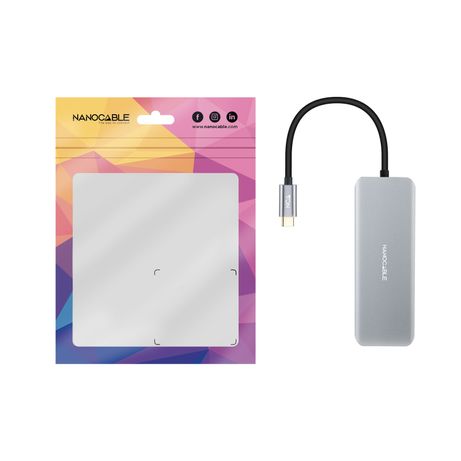 Nanocable Hub USB-C 2xUSB-A+2xUSB-C+HDMI+USB-C PD - Imagen 4 de 4 Nanocable Hub USB-C 2xUSB-A+2xUSB-C+HDMI+USB-C PD - Imagen 4 de 4