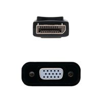 Miniatura 3 de CONVERSOR NANO CABLE DISPLAYPORT/M - VGA/H 15CM NEGRO