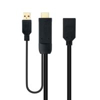 Miniatura 3 de Nanocable Conversor HDMI/M a DP/H Negro 20 cm