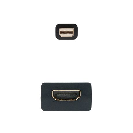 CONVERSOR MINI DP/HDMI,MINI DP/M-HDMI/H,NEGRO 15cm - Imagen 3 de 3 CONVERSOR MINI DP/HDMI,MINI DP/M-HDMI/H,NEGRO 15cm - Imagen 3 de 3