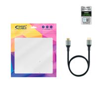 Miniatura 6 de CABLE HDMI NANO CABLE HDMI A/M - HDMI A/M CERTIFICADO ULTRA HIGH SPEED 1,0M NEGRO