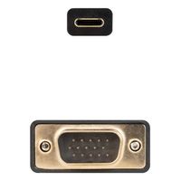Miniatura 4 de Nanocable Cable Conversor USB-C/M a VGA/M 1,8 M