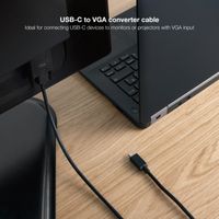 Miniatura 5 de Nanocable Cable Conversor USB-C/M a VGA/M 1,8 M