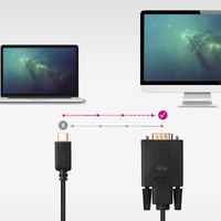 Miniatura 7 de Nanocable Cable Conversor USB-C/M a VGA/M 1,8 M