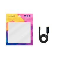 Miniatura 6 de CABLE CONVERSOR NANO CABLE USB-C/A A HDMI/M V1.4 4K 1,8M NEGRO