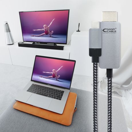 Nanocable Cable Conversor USB-C/M a HDMI/M 3 M - Imagen 6 de 7 Nanocable Cable Conversor USB-C/M a HDMI/M 3 M - Imagen 6 de 7