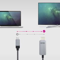 Miniatura 5 de Nanocable Cable conversor  USB-C/M a HDMI/M 1.8 m