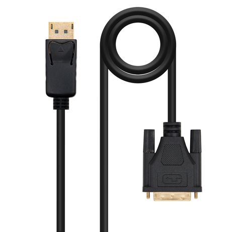 CONVERSOR NANO CABLE DISPLAYPORT A DVI, DP/M - DVI/M 2.0M NEGRO - Imagen 2 de 5 CONVERSOR NANO CABLE DISPLAYPORT A DVI, DP/M - DVI/M 2.0M NEGRO - Imagen 2 de 5