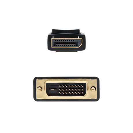CONVERSOR NANO CABLE DISPLAYPORT A DVI, DP/M - DVI/M 2.0M NEGRO - Imagen 4 de 5 CONVERSOR NANO CABLE DISPLAYPORT A DVI, DP/M - DVI/M 2.0M NEGRO - Imagen 4 de 5