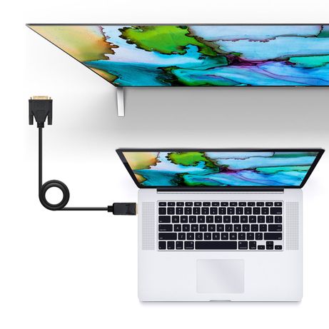 CONVERSOR NANO CABLE DISPLAYPORT A DVI, DP/M - DVI/M 2.0M NEGRO - Imagen 5 de 5 CONVERSOR NANO CABLE DISPLAYPORT A DVI, DP/M - DVI/M 2.0M NEGRO - Imagen 5 de 5