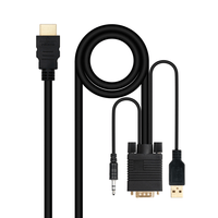 Miniatura 1 de Nanocable Conversor HDMI a VGA-Jack-UBS, 1.8 m