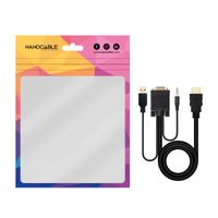 Miniatura 6 de Nanocable Conversor HDMI a VGA-Jack-UBS, 1.8 m