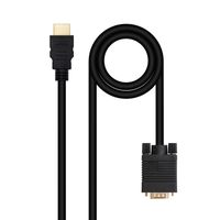 Miniatura 2 de Nanocable Conversor HDMI a VGA M-M, 1.8 m Negro