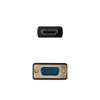 Miniatura 4 de Nanocable Conversor HDMI a VGA M-M, 1.8 m Negro